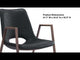 Desi Black & Walnut Dining Chair (Set of 2)