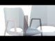 Desi Azure Gray & Walnut Dining Chair (Set of 2)