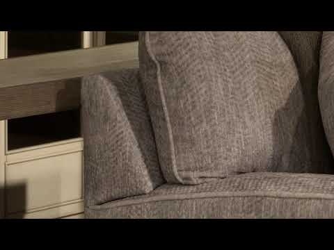 Mercado Pewter Stationary Loveseat