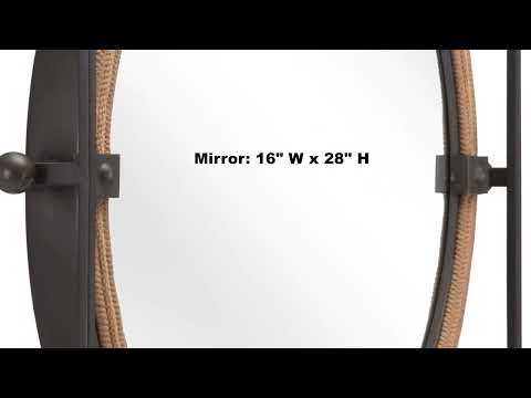 Capell Antique Gray Mirror
