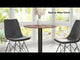 Alto Brown & Black Bistro Table
