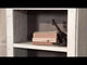 Havalance Weathered Gray & Vintage White Entertainment Center / 4pc (Online Special Price)