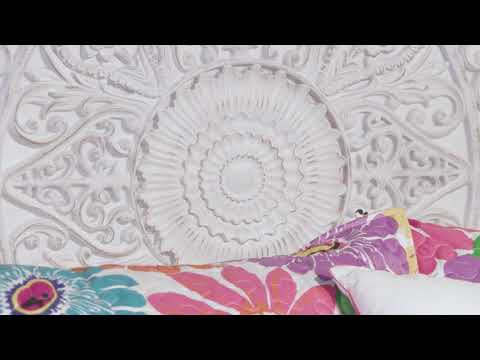 Paxberry Whitewash King Panel Headboard   B181-58