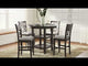 Wrenning Gray Counter Height Dining Table and 4 Barstools (Set of 5)