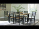 Blondon Brown & Black Dining Room Set (Set of 7) (Online Special Price)