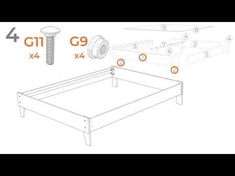 Socalle Black Queen Platform Bed