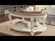 Realyn White Coffee Table and 2 End Tables