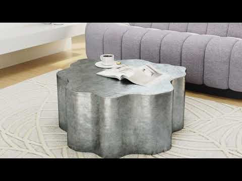 Kortha Antique Silver Coffee Table
