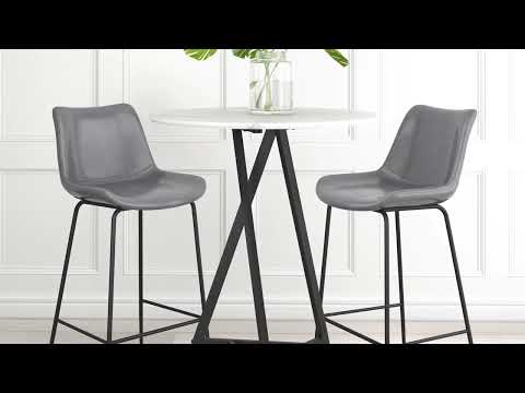 Byron Gray Barstool