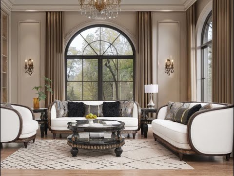 Capri Elegance Cream Chair / HD-C9043