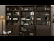 Rivington Dark Walnut 28" Open Bookcase