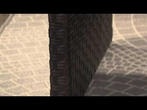 Easy Isle Dark Brown Rectangular Multi-Use Outdoor Table