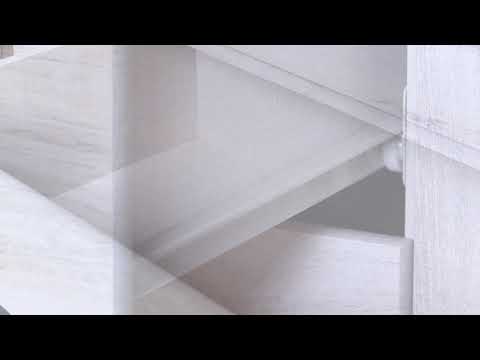 Cambeck Whitewash Chest of Drawers (Online Special Price)