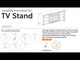 Cayberry Black 60" TV Stand with Electric Fireplace
