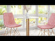 Alto White & Gold Bistro Table