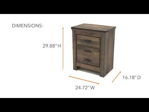 Trinell Brown Nightstand