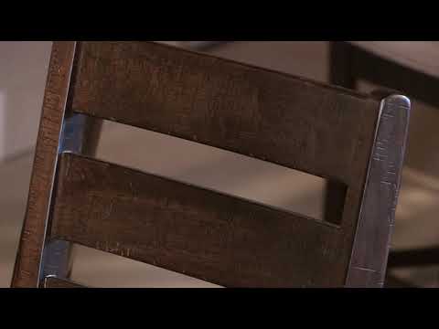 Rokane Brown Dining Room Table & Chairs (Set of 7) (Online Special Price)