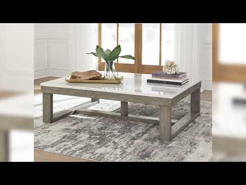 Loyaska Brown & Ivory Coffee Table (Online Special Price)