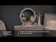 Cassiopeia Metallic Gray 5 Pc. Queen Bedroom Set w/ Chest