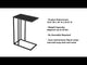 Atom Black Side Table