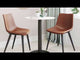 Alto White & Black Bistro Table