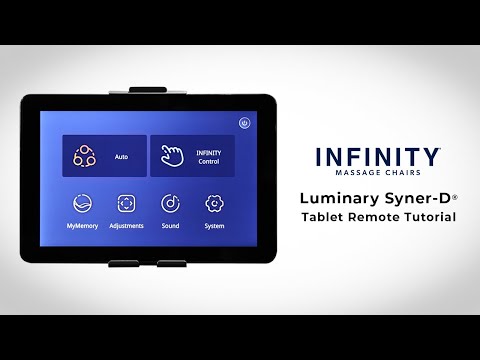 Infinity Luminary Syner-D Black Massage Chair