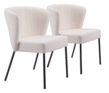 Aimee Cream Dining Chair (Set of 2)