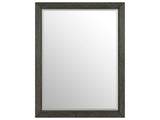Modern Veil 36" Wide Durable Wood Framed Mirror