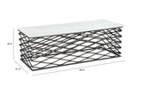 Duchess White & Antique Bronze Coffee Table
