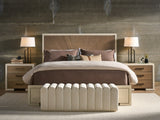 Modern Mist/Haze King Panel Bed