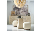 Modern White/Mist Quartz Dining Table