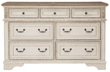 Realyn Mirrored Dresser w/ 7 Drawer - Ornate Home