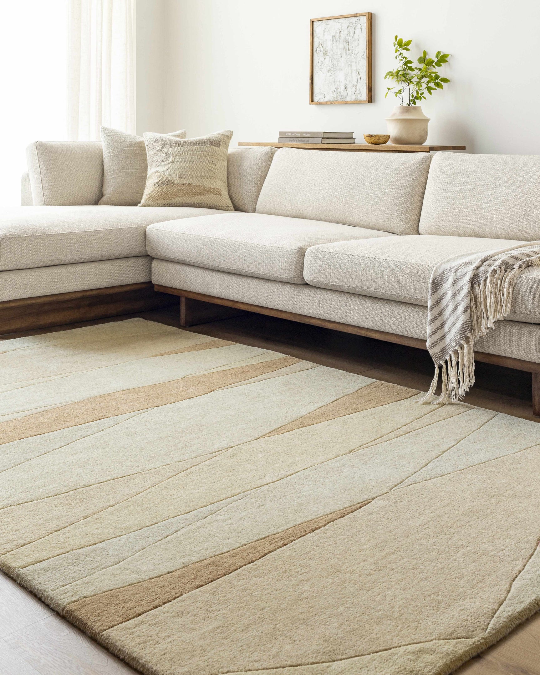 Robin Modern Wool Rug - Clearance