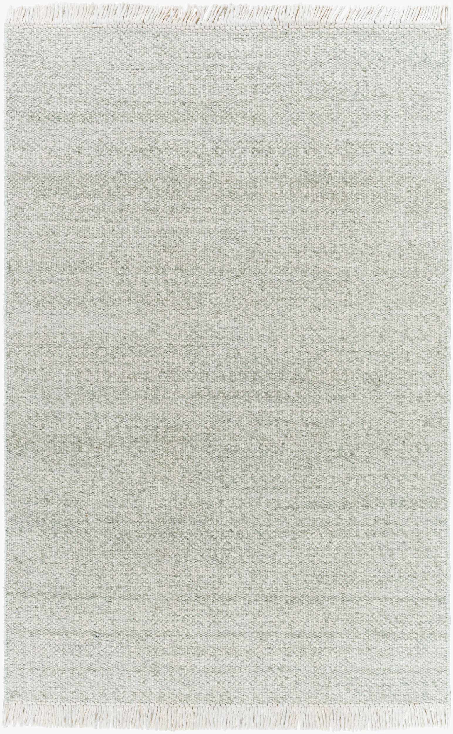 Sorell Sage Textured Weave Cottage Farmhouse Wool Handmade Area Rug - Clearance