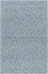 Raffi Slate Blue Area Rug - Clearance