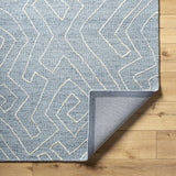 Raffi Slate Blue Area Rug - Clearance