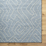 Raffi Slate Blue Area Rug - Clearance