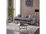 Royal Light Grey 3-pieces (Sofa & Loveseat & Chair) Living Room Set