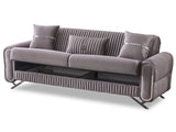 Royal Light Grey Convertible Sofa