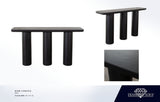 Rune Black Wood Console Table - Ornate Home