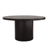 Rune Black Wood Dining Table - Ornate Home