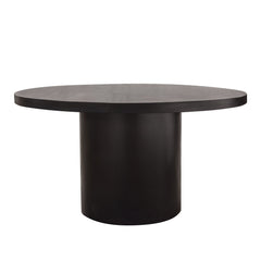 Rune Black Wood Dining Table - Ornate Home