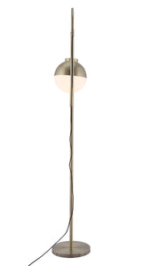 Waterloo White & Bronze Floor Lamp