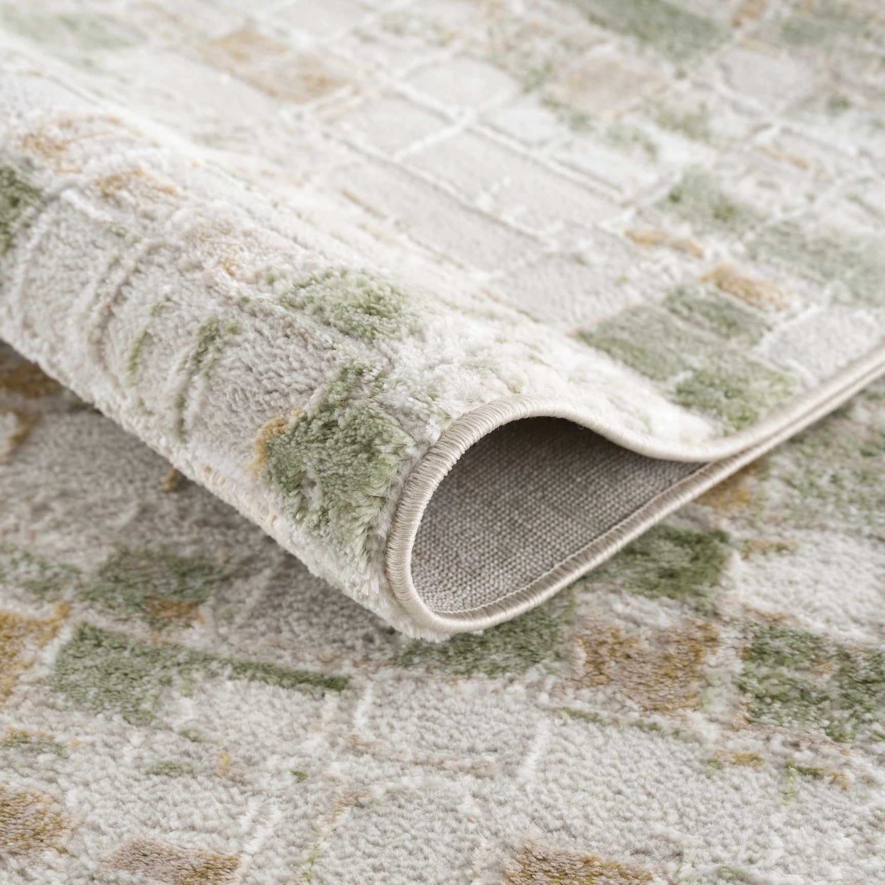 Liveri Green Mosaic Rug