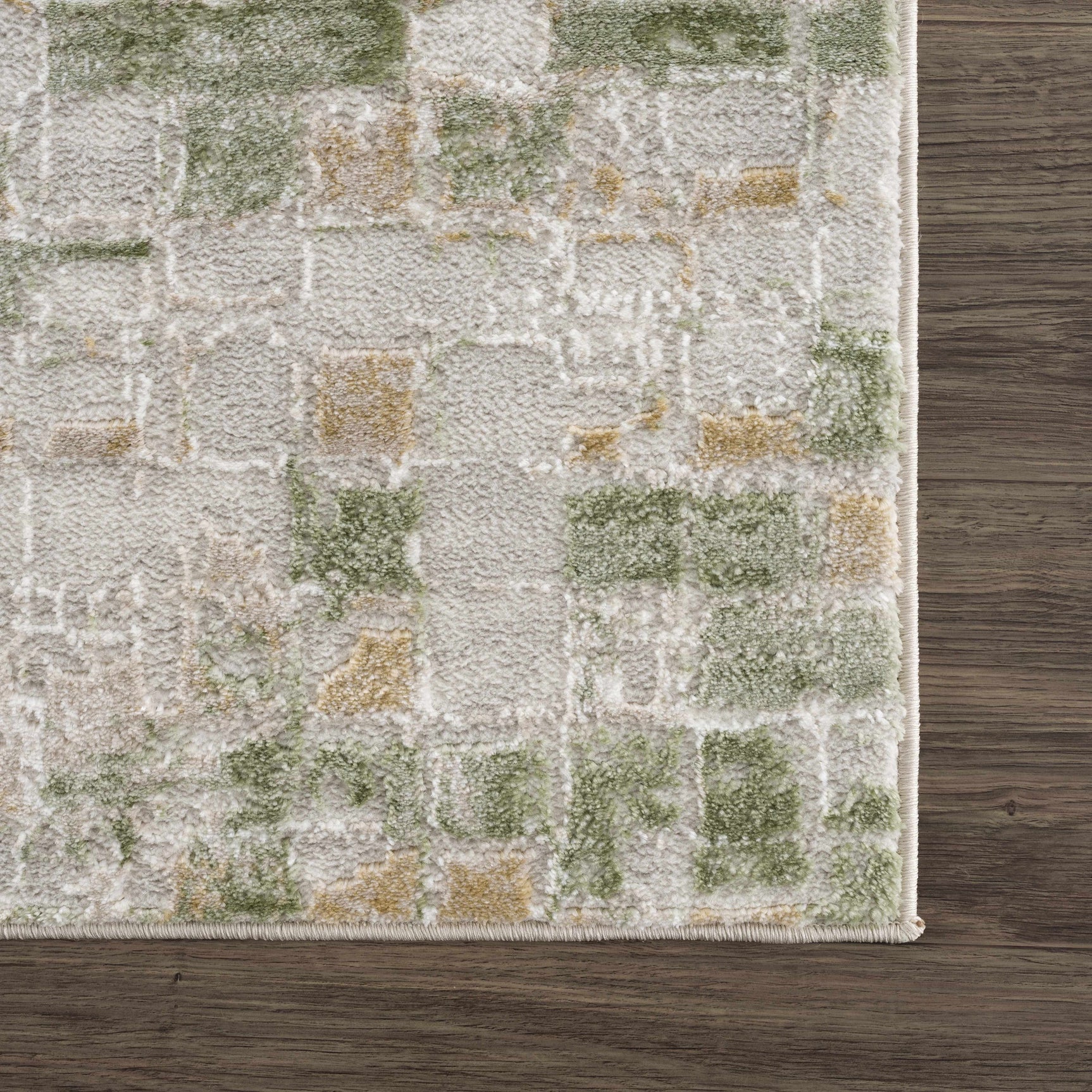 Liveri Green Mosaic Rug