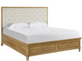 Birchaven Bilma Natural/Brindle Queen  Panel Upholstered Storage Bed