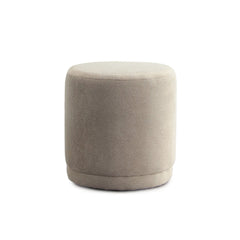 Sable Fawn Alpaca Ottoman - Ornate Home