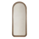 Sadie Ash Wood Floor Mirror - Ornate Home