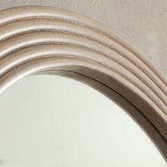 Sadie Ash Wood Floor Mirror - Ornate Home
