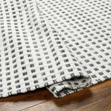 Bence Black & White Area Rug - Clearance